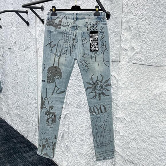 Ksubi Graffiti Distressed Jeans